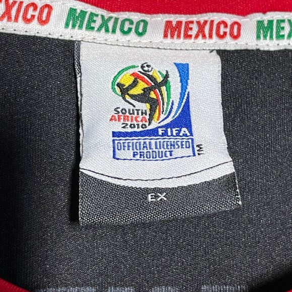 2010 Official Fifa South Africa World Cup Team Mexico Soccer Jersey Patch Mens - Picture 7 of 9